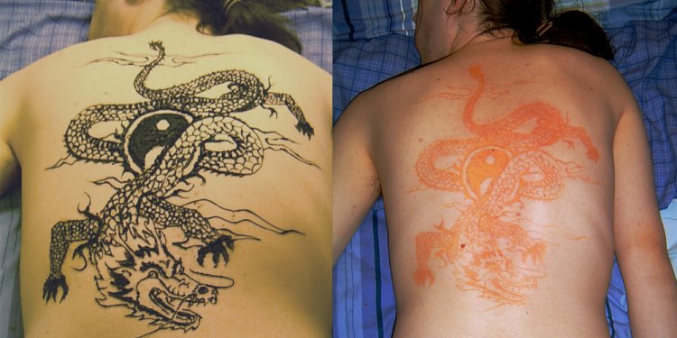 Similar Dragon henna design