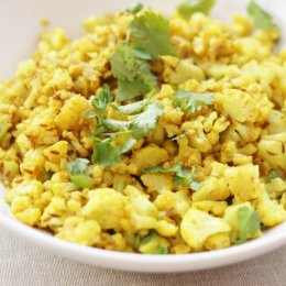 Indian Spiced Cauliflower Rice