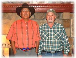Richard Begay and John Hartman in Durango, Colorado