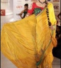 platnium  Sari Model - radiant Fashion Week Gujarat India 2010